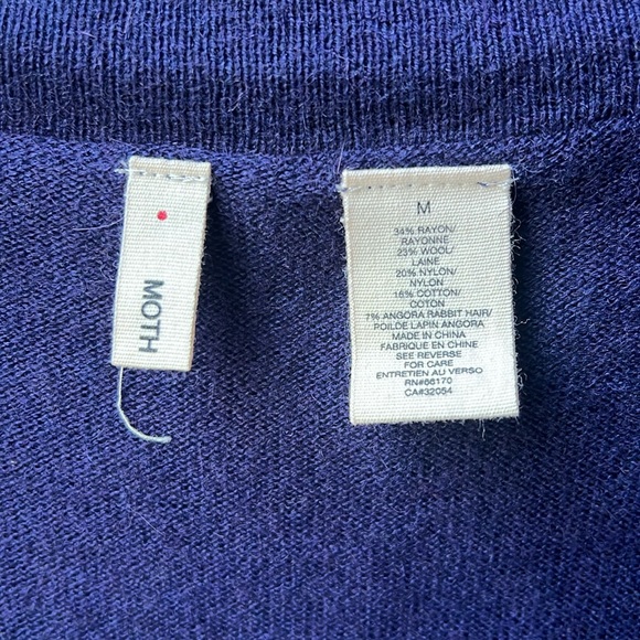 Anthropologie Moth Double Button Sweater Coat — HTF Color - Picture 7 of 16